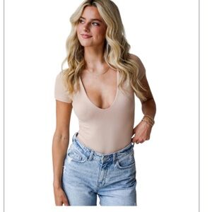 HYFVE Tan Fitted Bodysuit